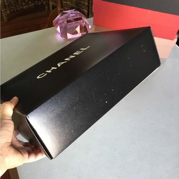 CHANEL EMPTY BOX FROM FLAP BAG NO BAG WITH BOOK MINI DUST BAG - Picture 13 of 14